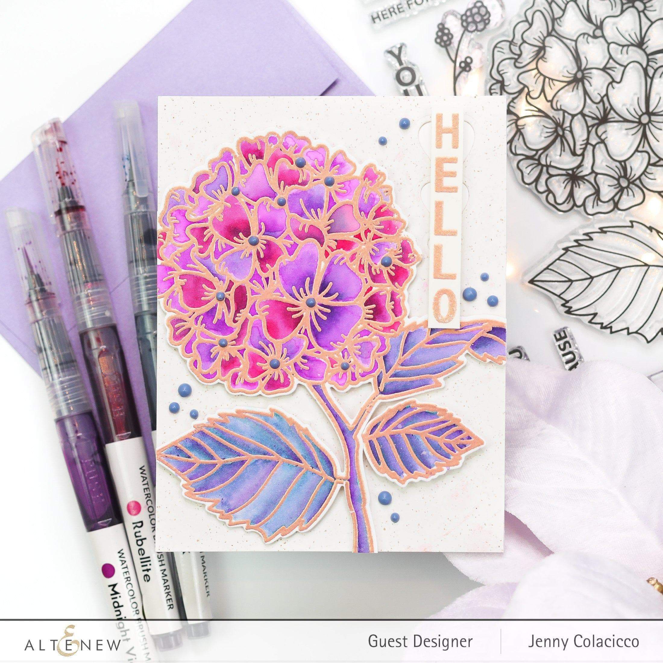 altenew-stamps-hello-hydrangea-stempelset-hortensie-komplett-bundle image 2