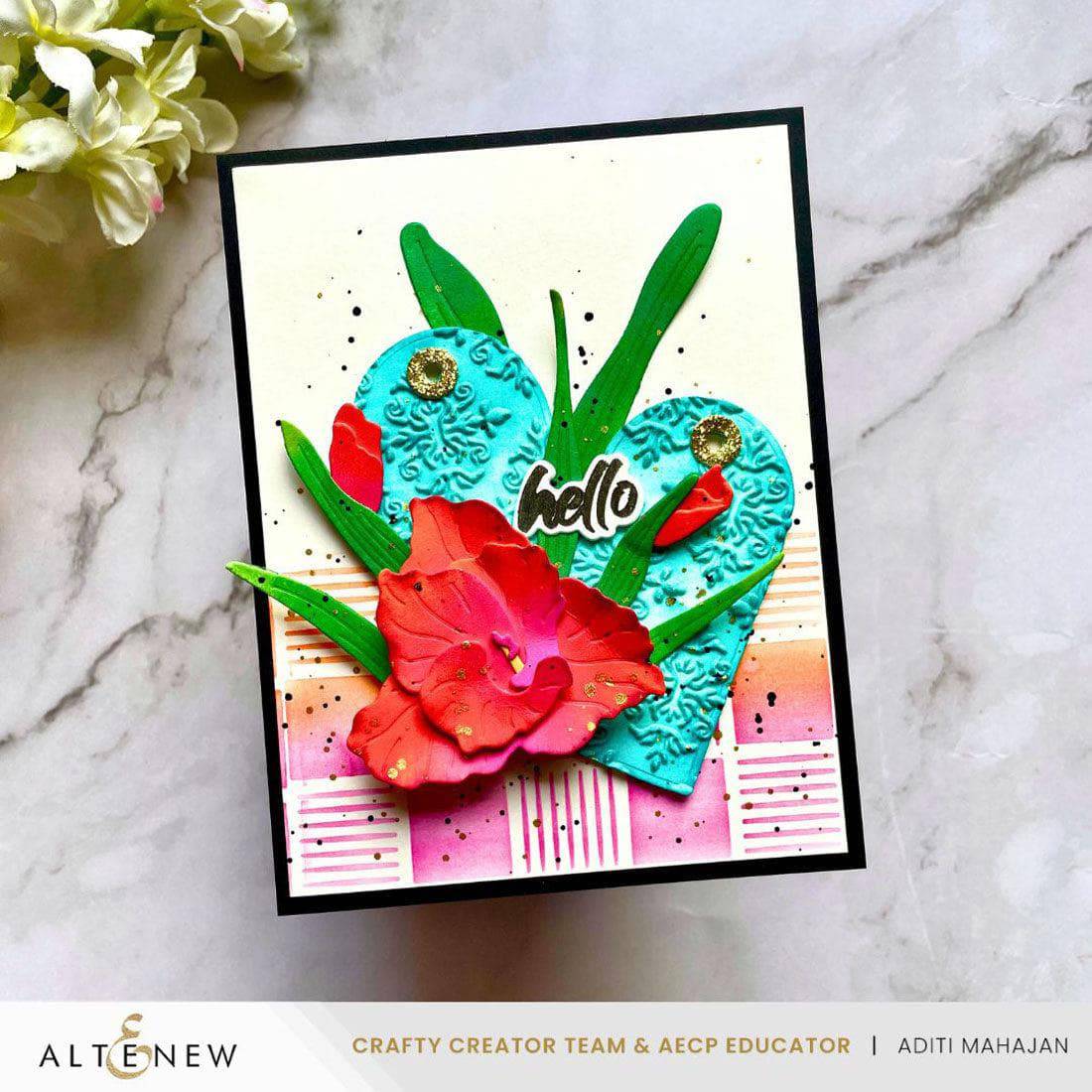 altenew-craft-a-flower-gladiolus-stanzen-blume-layering image 6