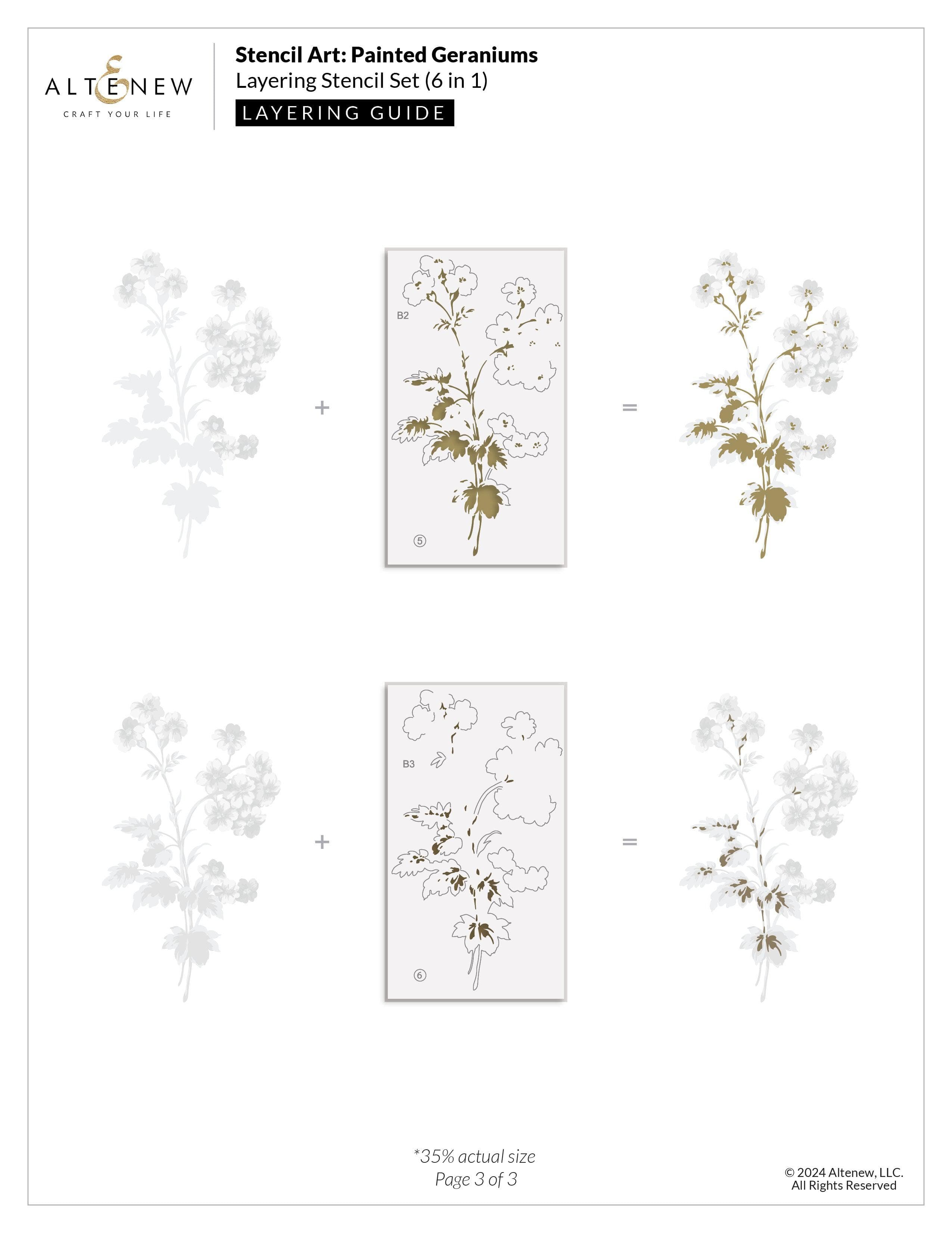 altenew-painted-geraniums-stencil-art-schablone-6-in-1 image 5