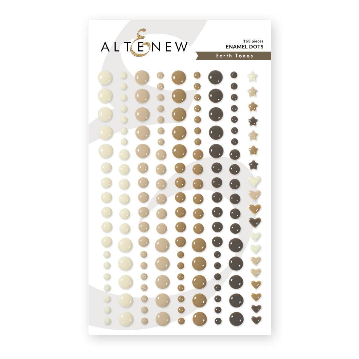 altenew-earth-tones-enamel-dots-sticker-163-stk-herz-stern image 1