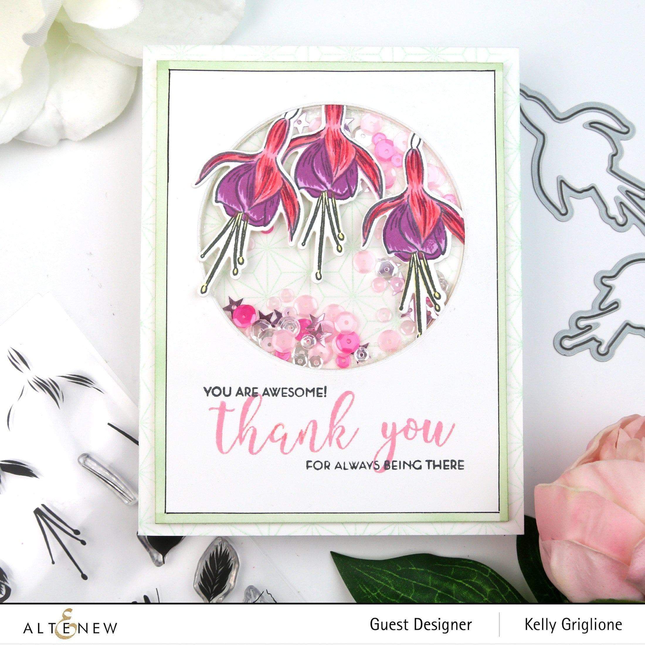 altenew-build-a-flower-fuchsia-stempel-stanzen-set image 2