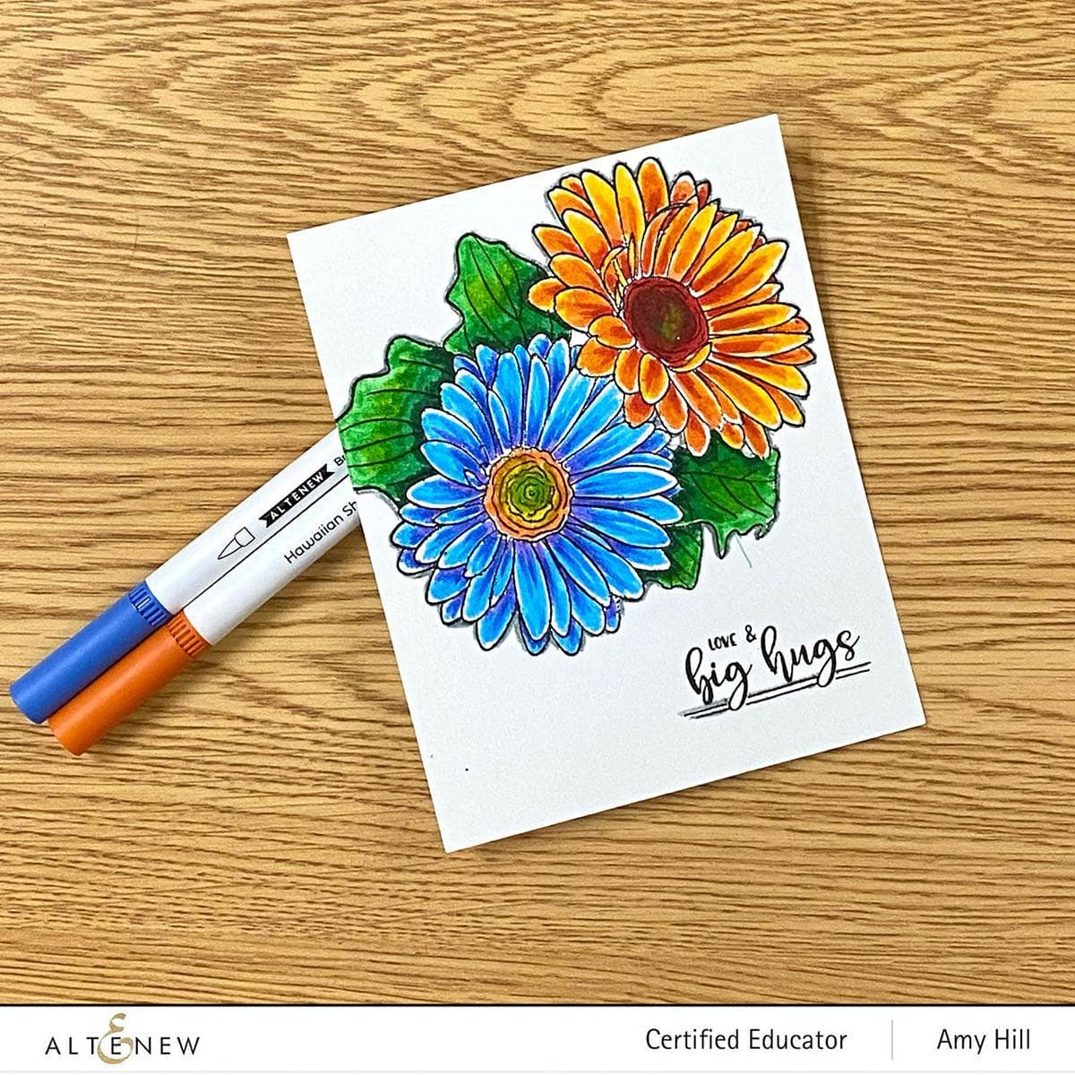 altenew-paint-a-flower-gerbera-revolution-stempel-marker-set image 3