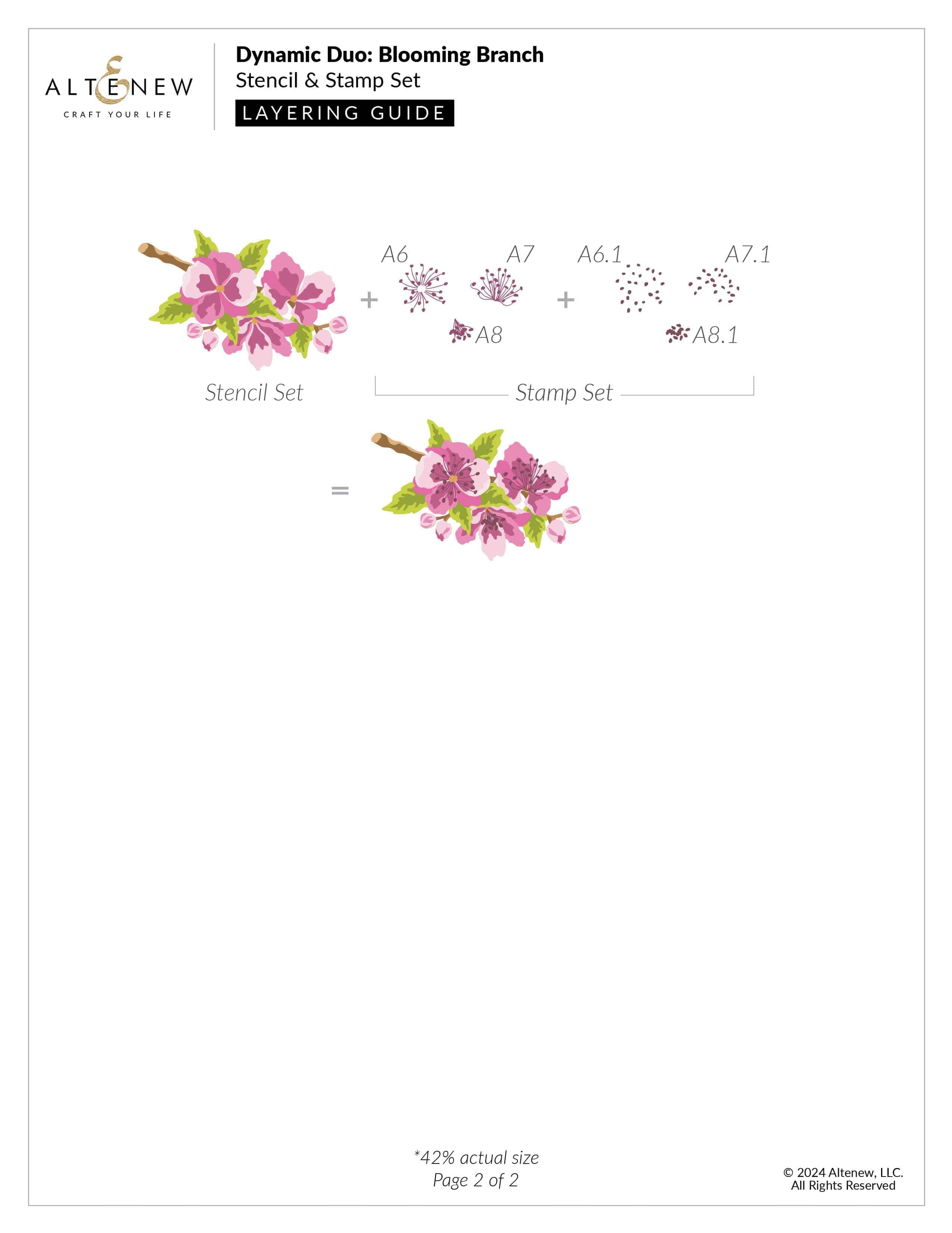 altenew-dynamic-duo-blooming-branch-stempel-schablone-set image 4
