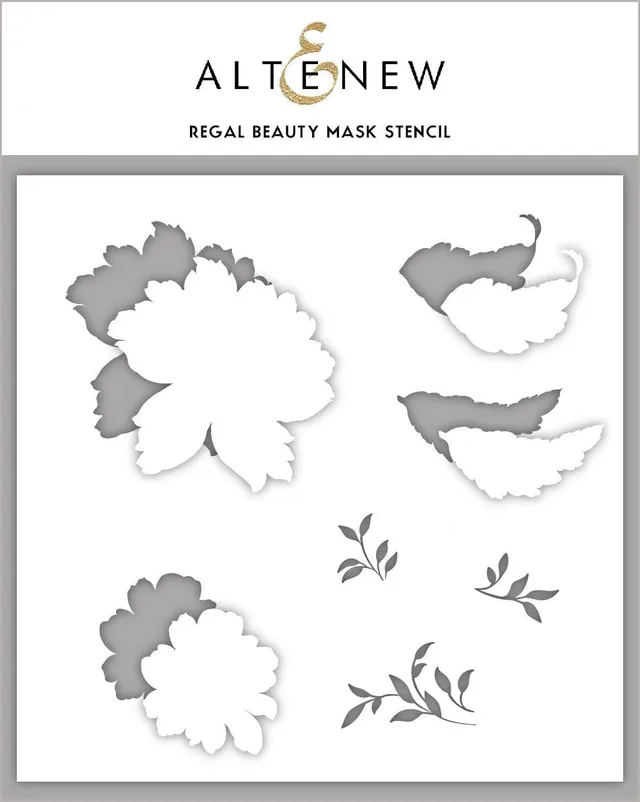 altenew-regal-beauty-maskenschablone-blumen-6x6-zoll image 1