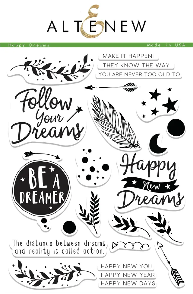 altenew-happy-dreams-stempelset-spr-che-24-teilig image 1
