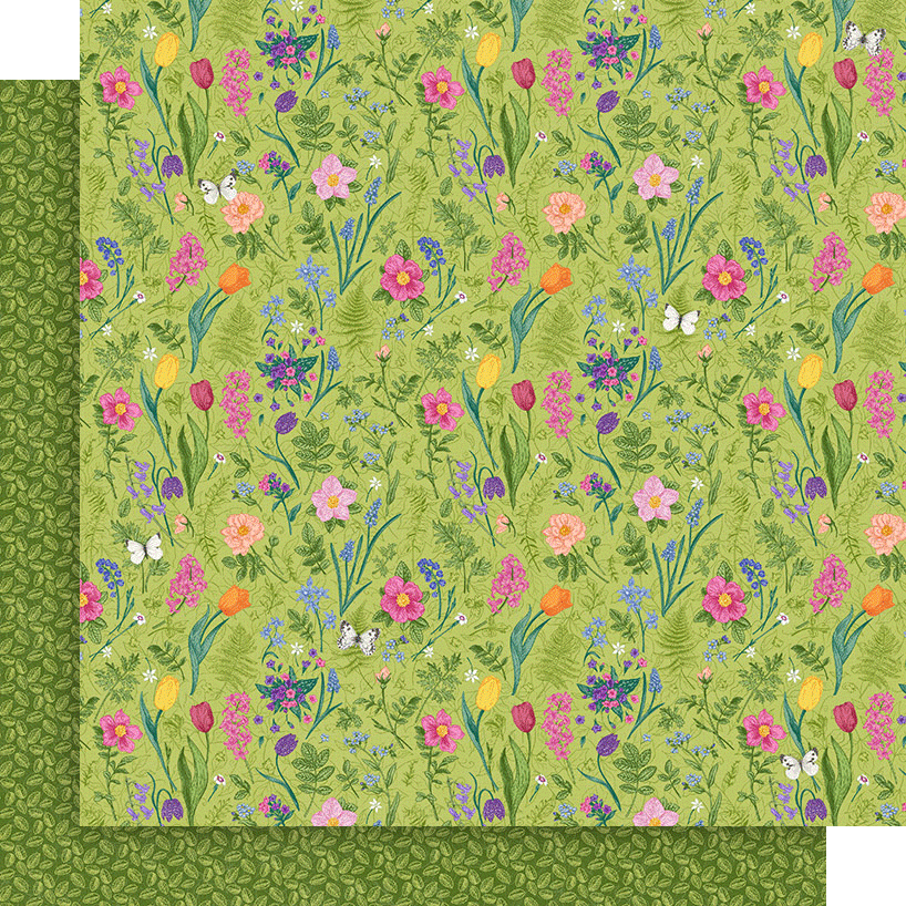 graphic-45-spring-is-in-the-air-8x8-papierblock-hasen-blumen image 6