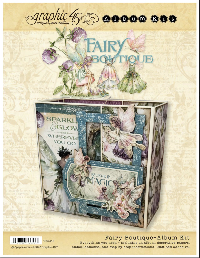 graphic-45-fairy-boutique-album-kit-feen-bastelset image 2