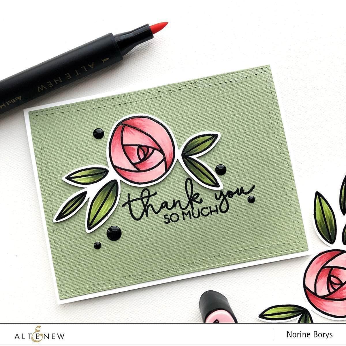 altenew-dies-rennie-roses-stanzformen-floral-14-teilig image 2
