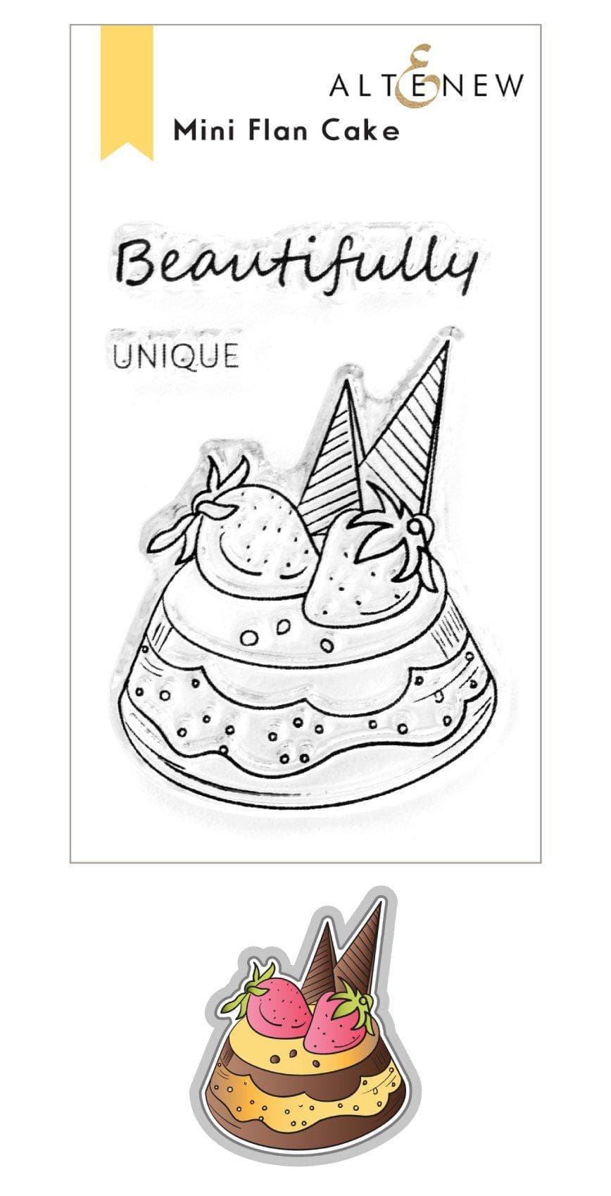 altenew-mini-flan-cake-stempel-stanzen-set-bundle image 1
