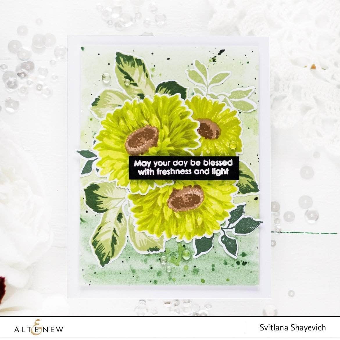 altenew-sunflower-daisy-stempelset-6x8-blumen-21-teilig image 8