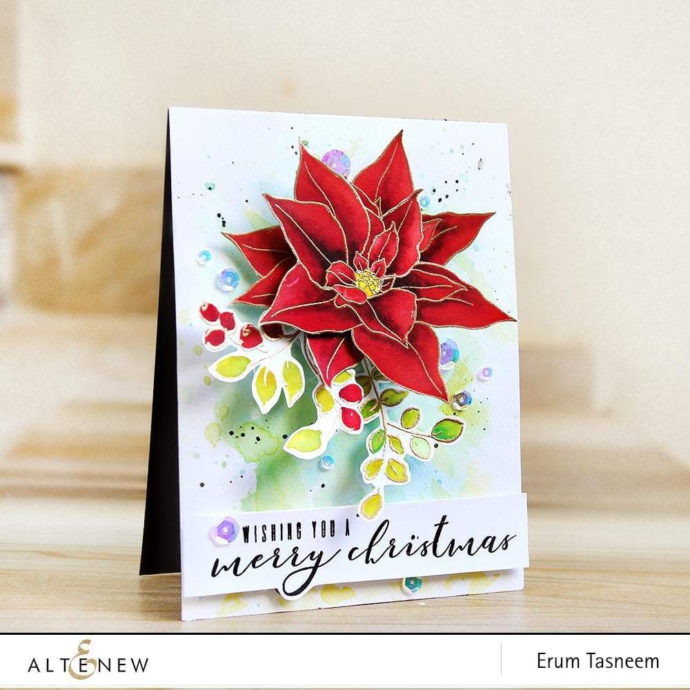 altenew-build-a-flower-poinsettia-stempel-stanzen-ink-bundle image 2