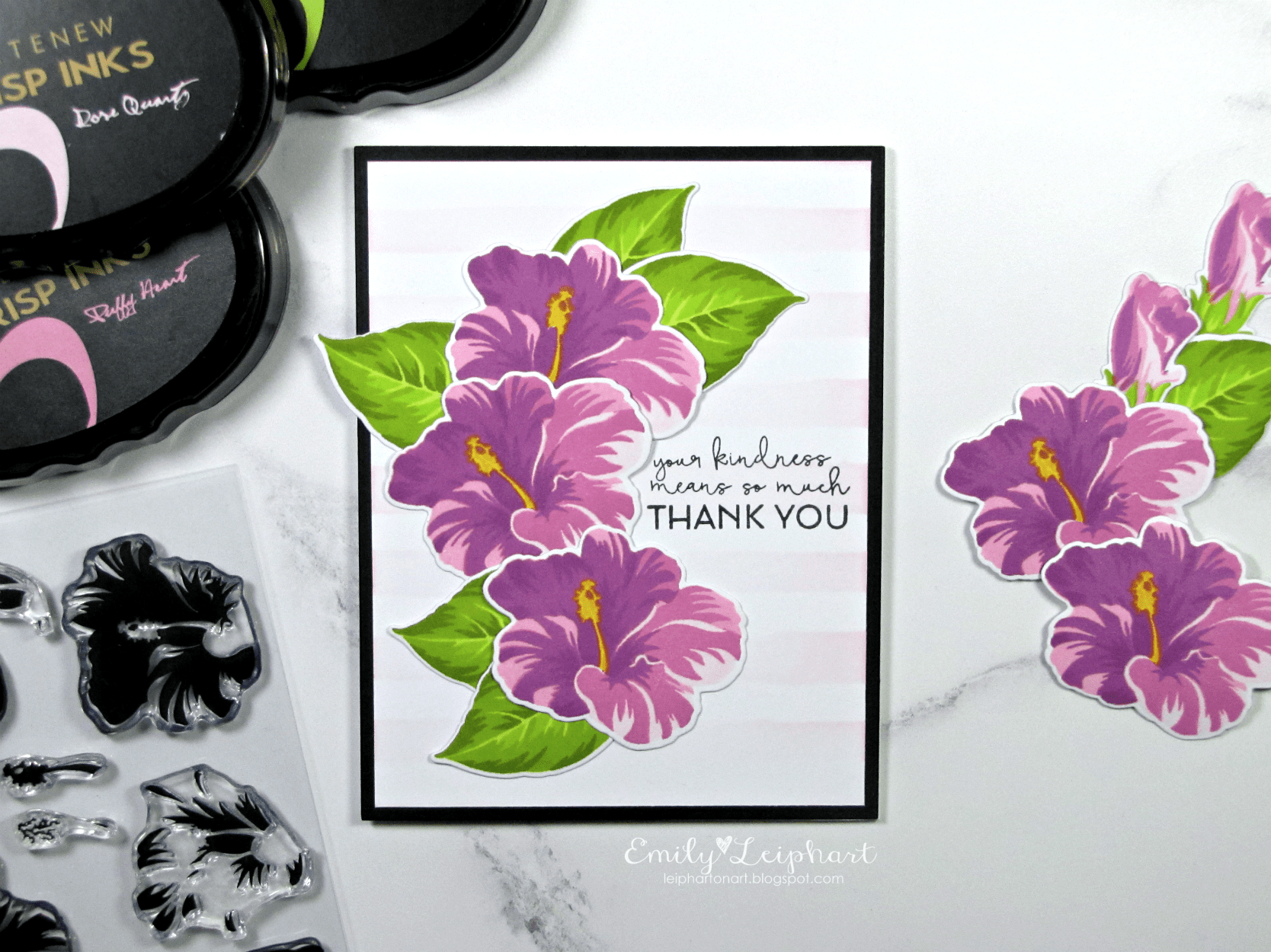 altenew-build-a-flower-hibiscus-stempel-stanzen-ink-bundle image 5