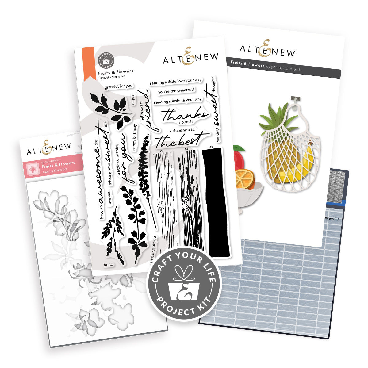 altenew-craft-your-life-fruits-flowers-projekt-kit-stempel image 1
