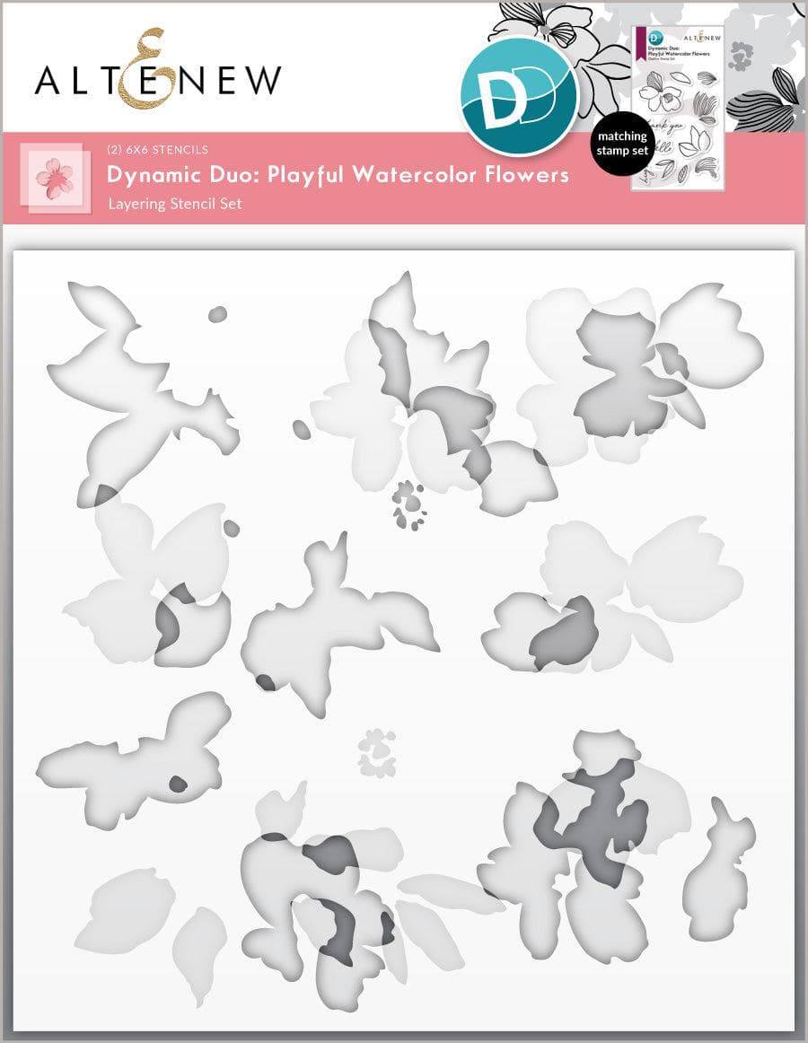 altenew-dynamic-duo-playful-watercolor-flowers-stempel-schablone image 8