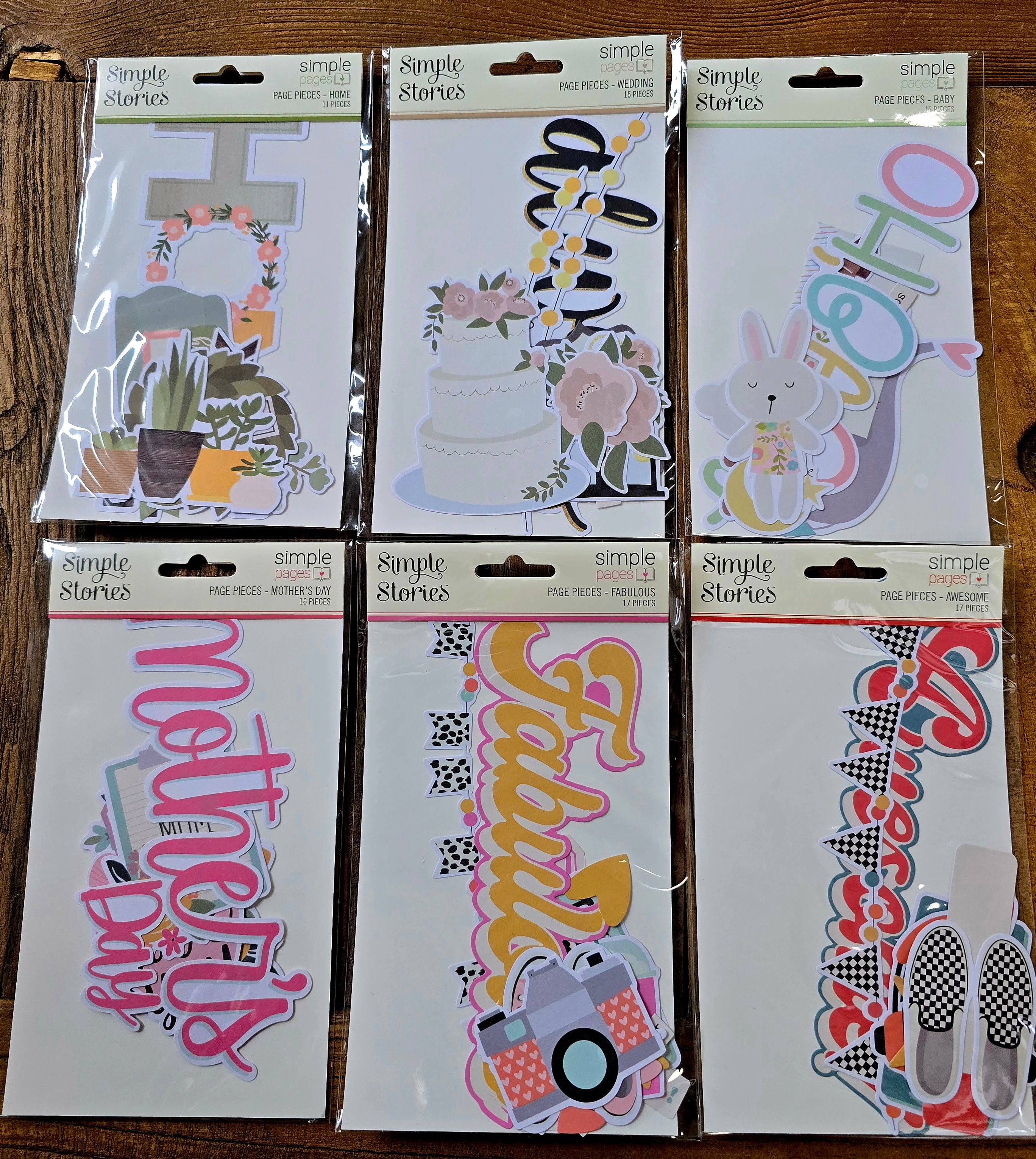 simple-stories-home-family-page-pieces-bundle-die-cuts-set image 1