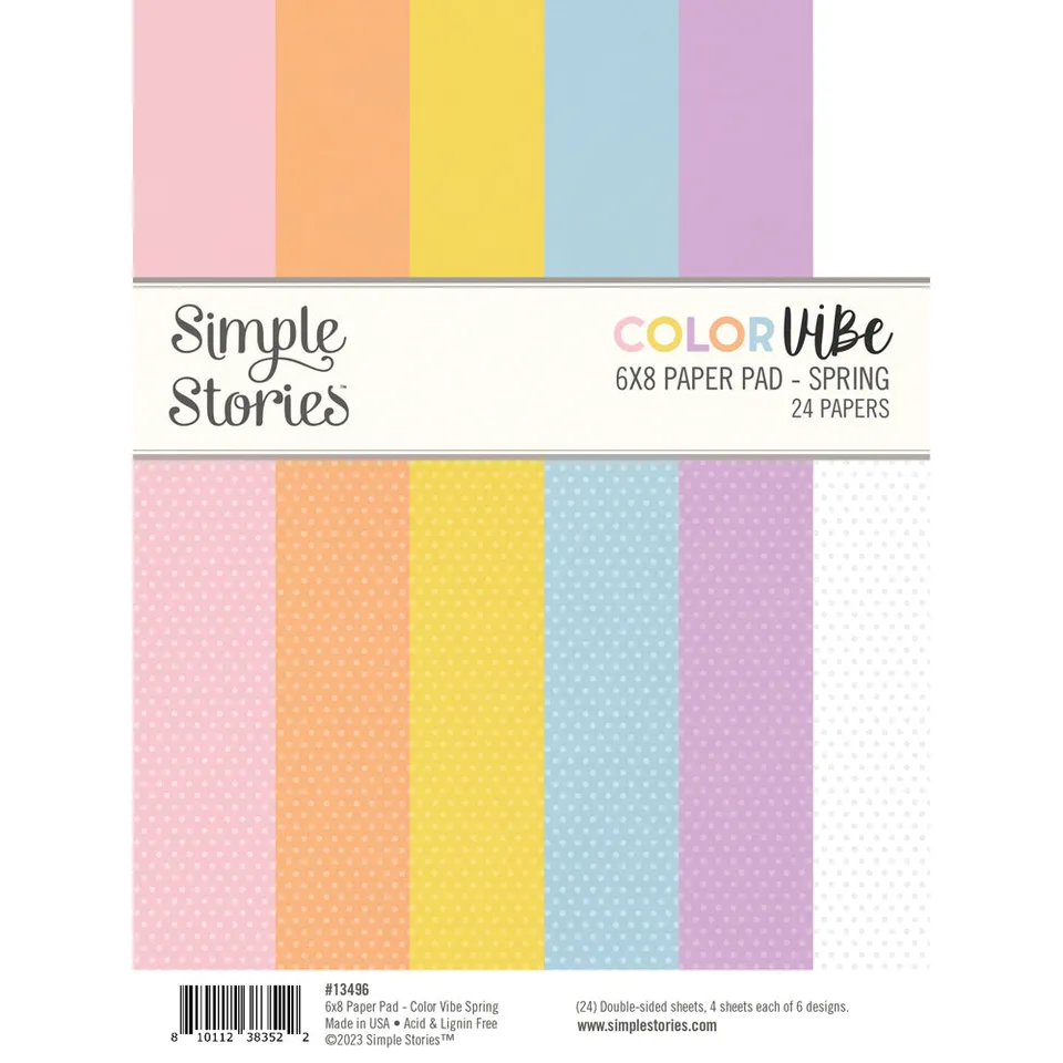 simple-stories-color-vibe-paper-pad-spring-6x8-24-blatt image 1