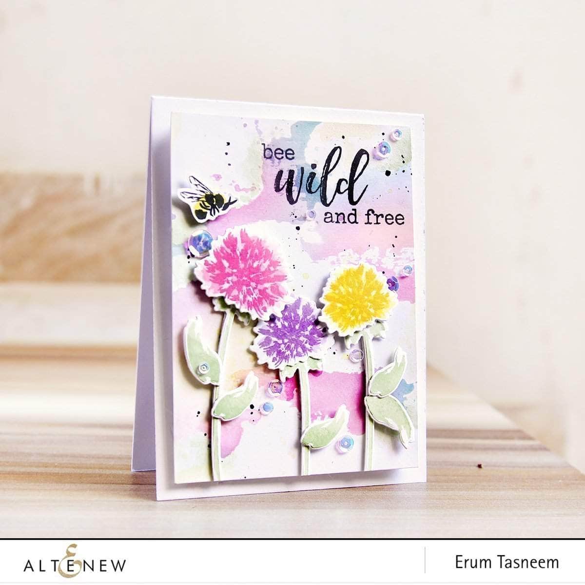 altenew-wild-about-you-stempelset-mit-stanzen-wildblumen image 2