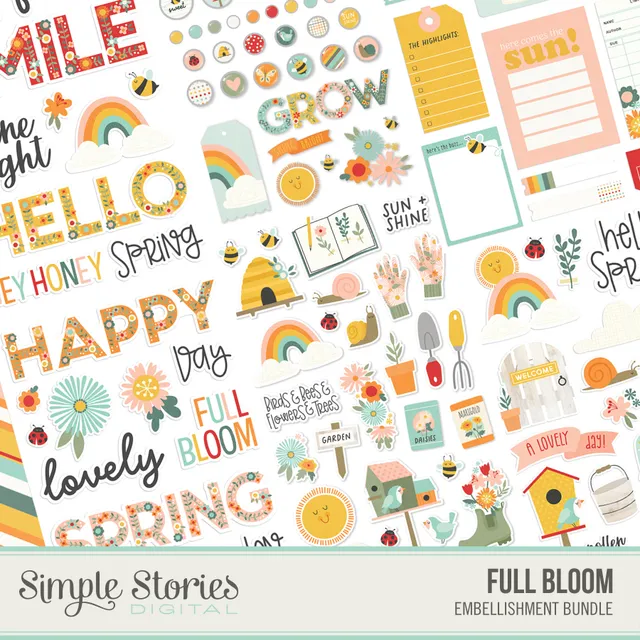 simple-stories-full-bloom-digital-embellishment-232-teile image 1