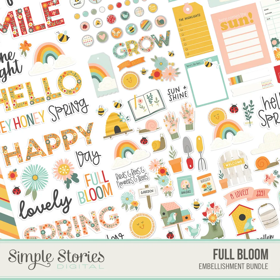 simple-stories-full-bloom-digital-embellishment-232-teile image 1