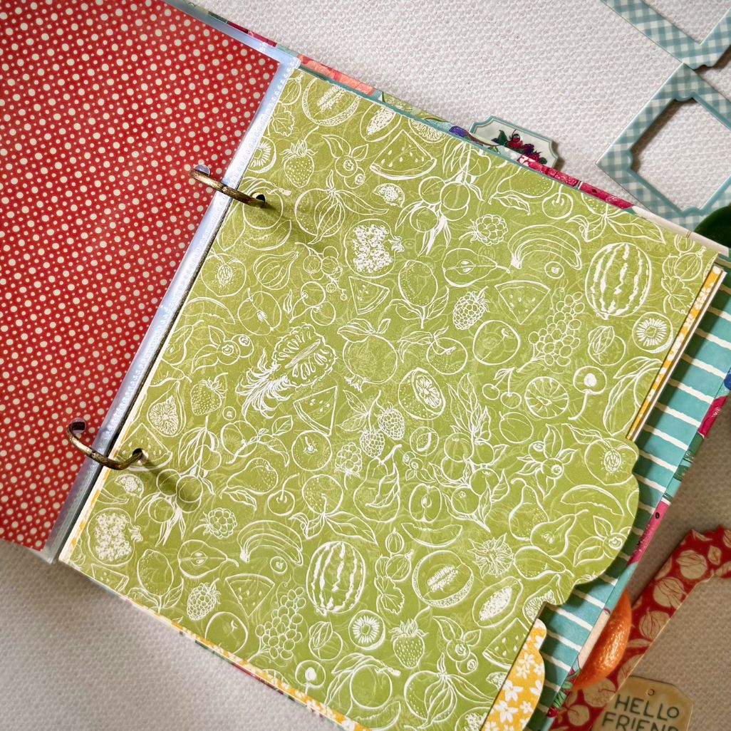 graphic-45-fruit-floral-binder-album-ringalbum-6x8 image 6