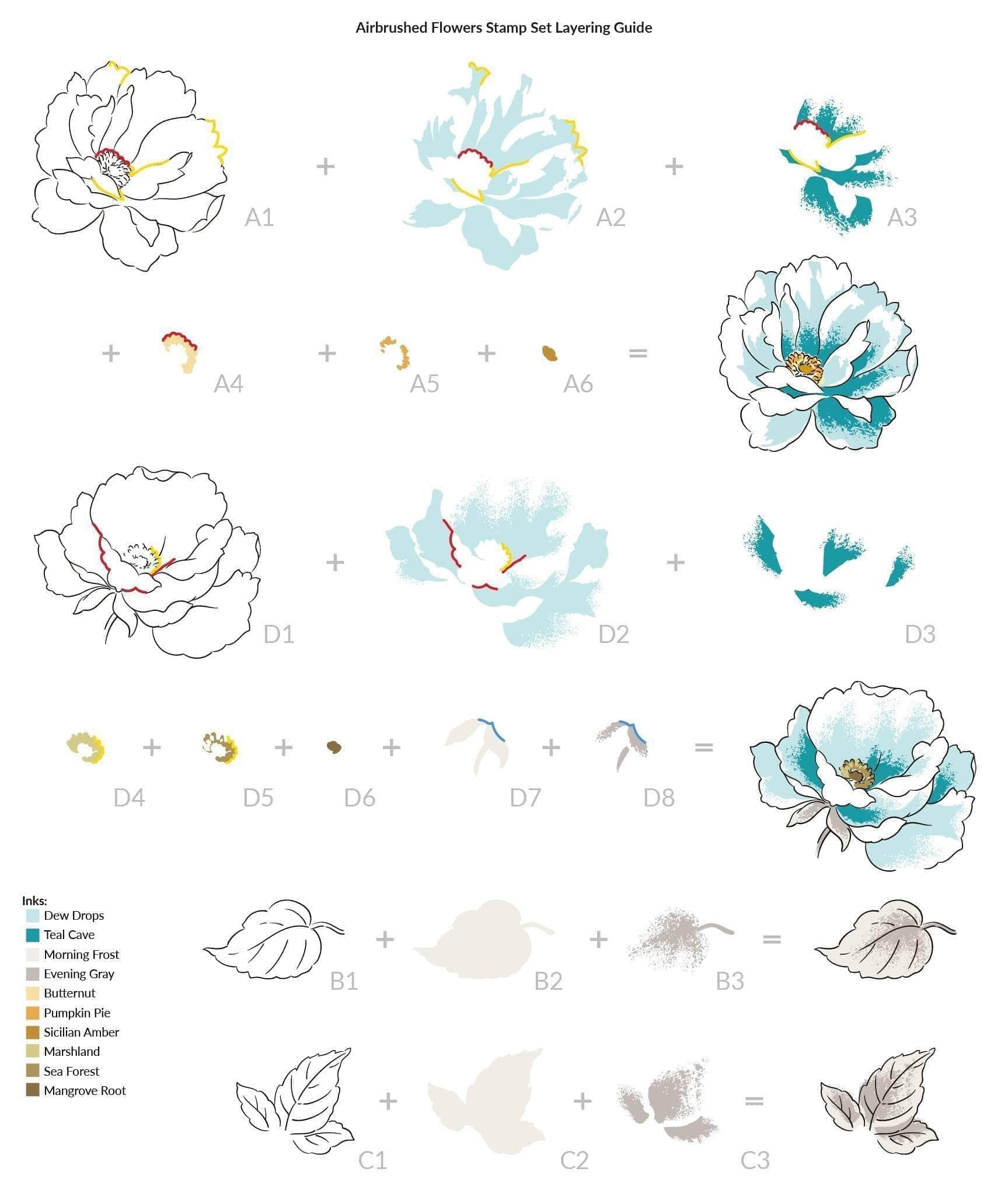 altenew-airbrushed-flowers-stempelset-anemone-24-teilig image 3