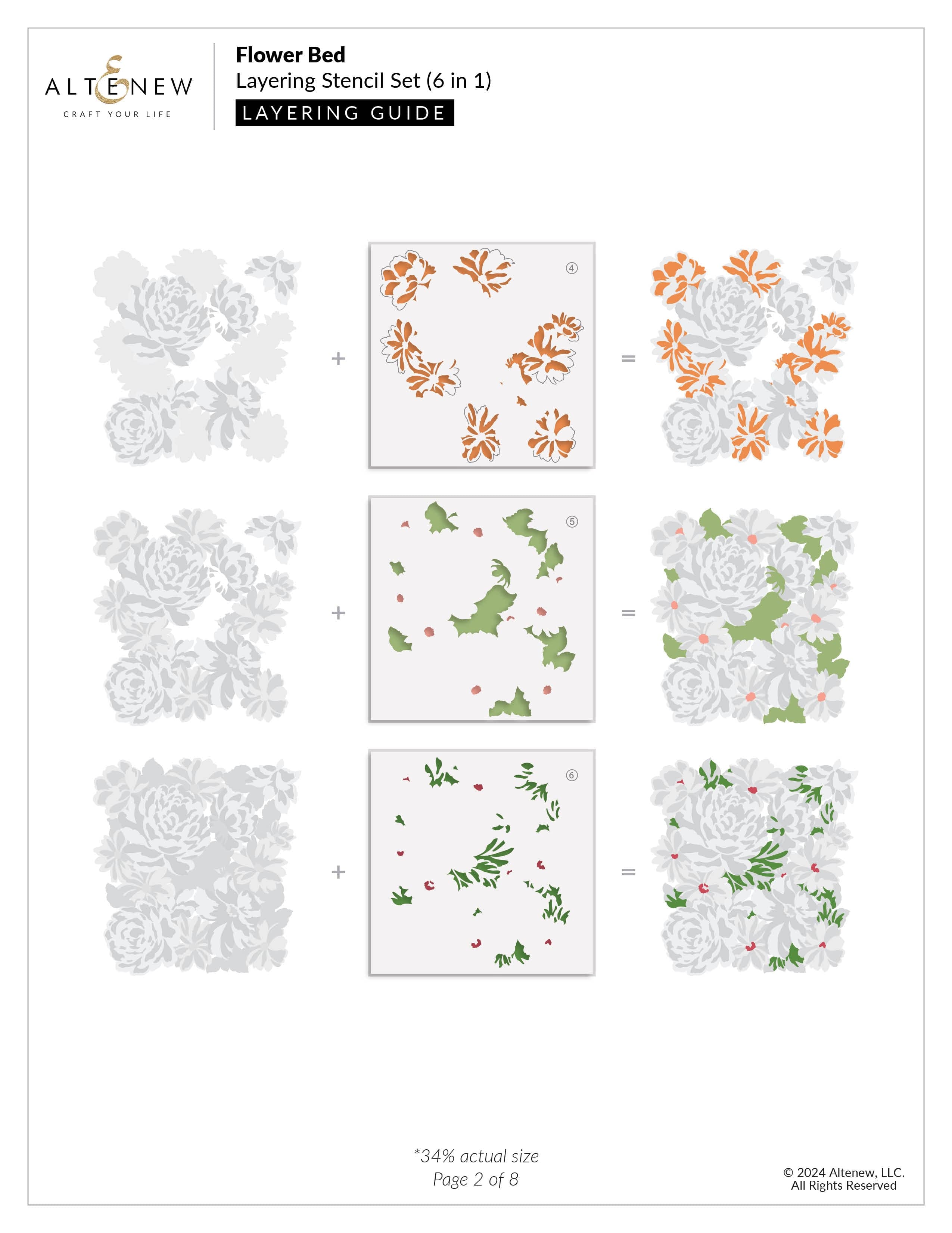 altenew-flower-bed-bundle-pr-gefolder-set-mit-schablonen-und-stempel image 4