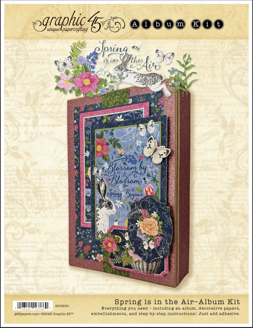 graphic-45-spring-is-in-the-air-album-kit-interactive-folio image 2