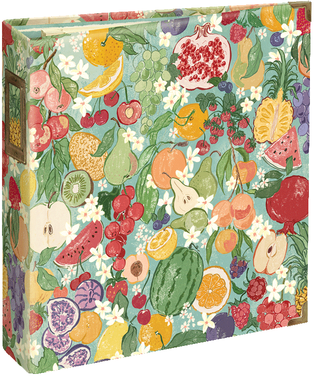 graphic-45-fruit-floral-binder-album-ringalbum-6x8 image 1