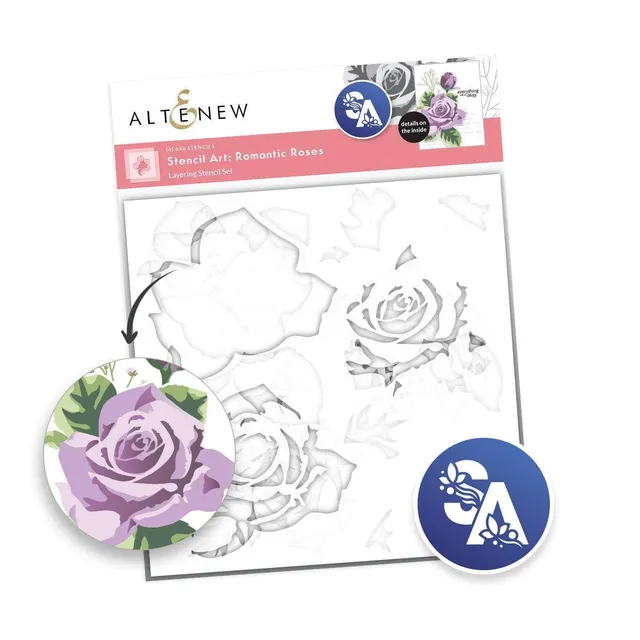 altenew-romantic-roses-schablonen-set-6-in-1-15x15-cm image 1