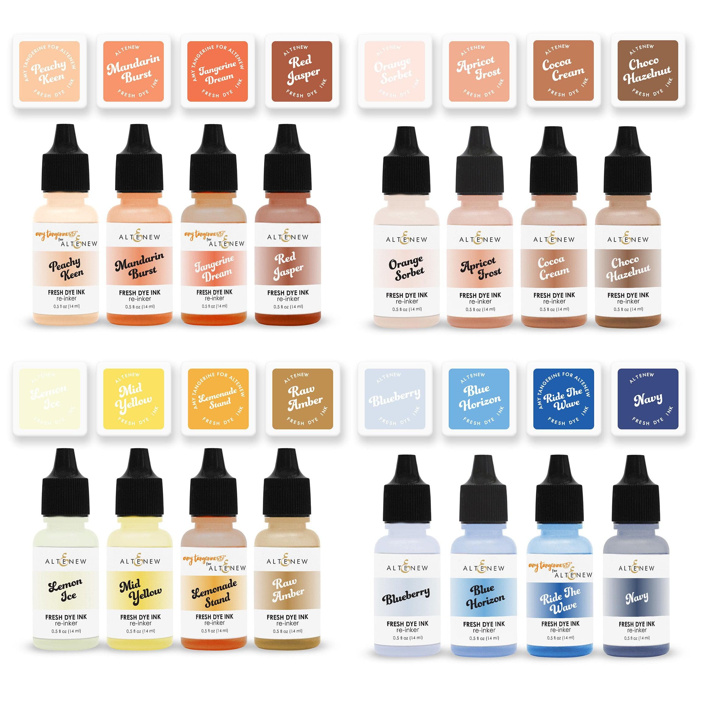 altenew-summertime-shades-stempelkissen-set-16-minis image 1