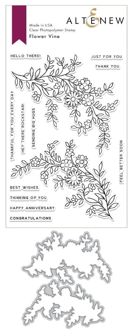 altenew-flower-vine-stempel-stanzen-bundle-blattranke image 1