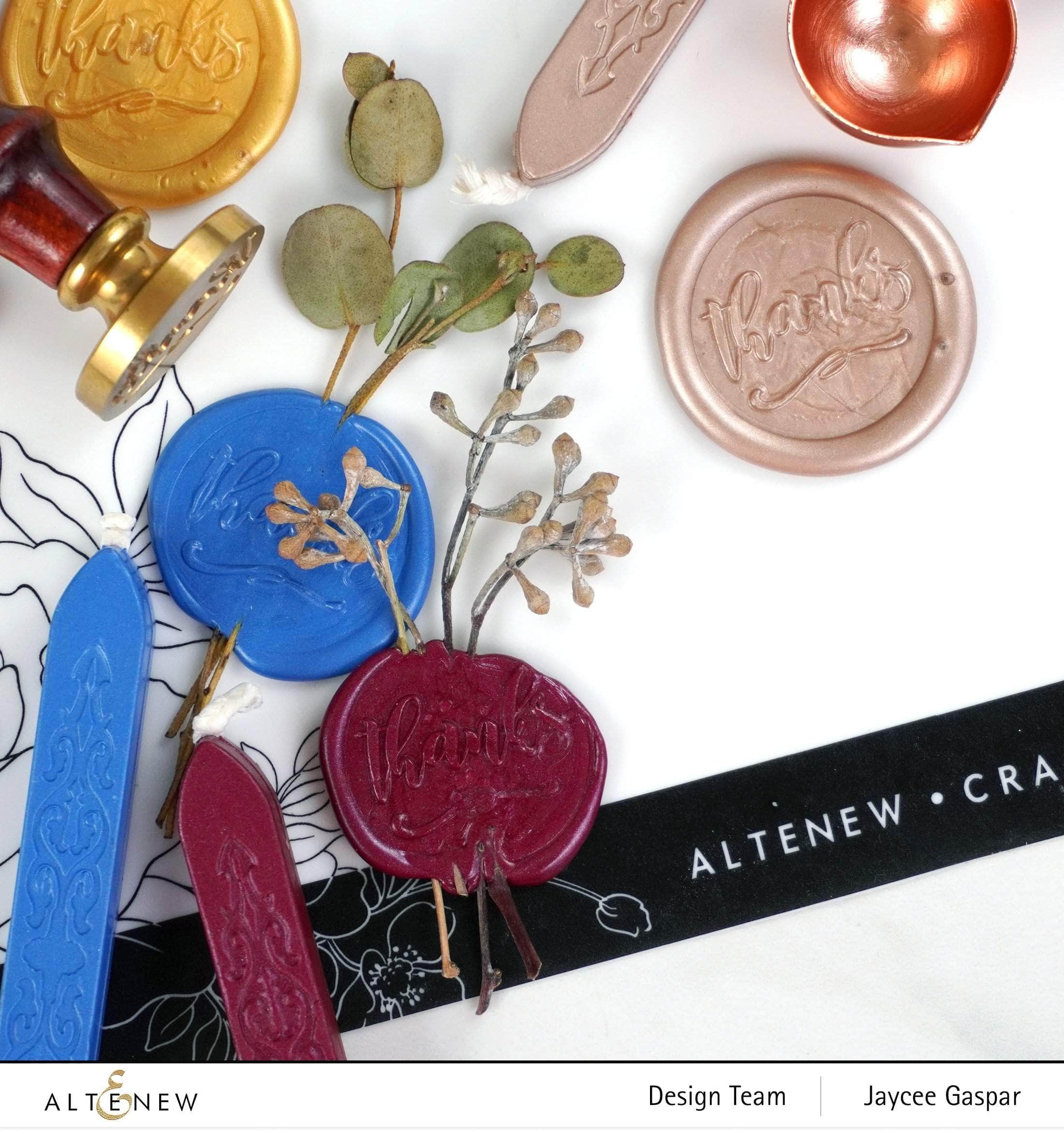 altenew-wax-seal-stamp-just-thanks-danke-siegel-1 image 3