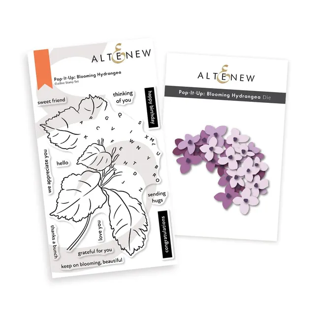 altenew-pop-it-up-blooming-hydrangea-stempel-stanzen-set image 1