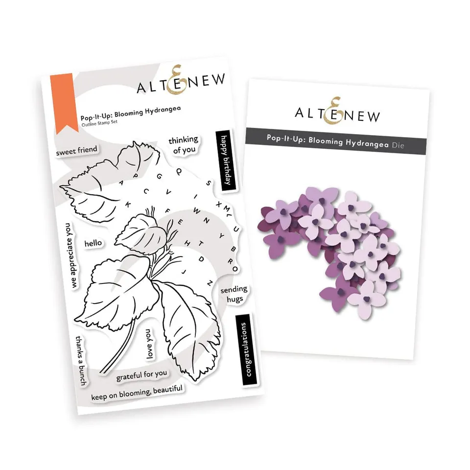 altenew-pop-it-up-blooming-hydrangea-stempel-stanzen-set image 1