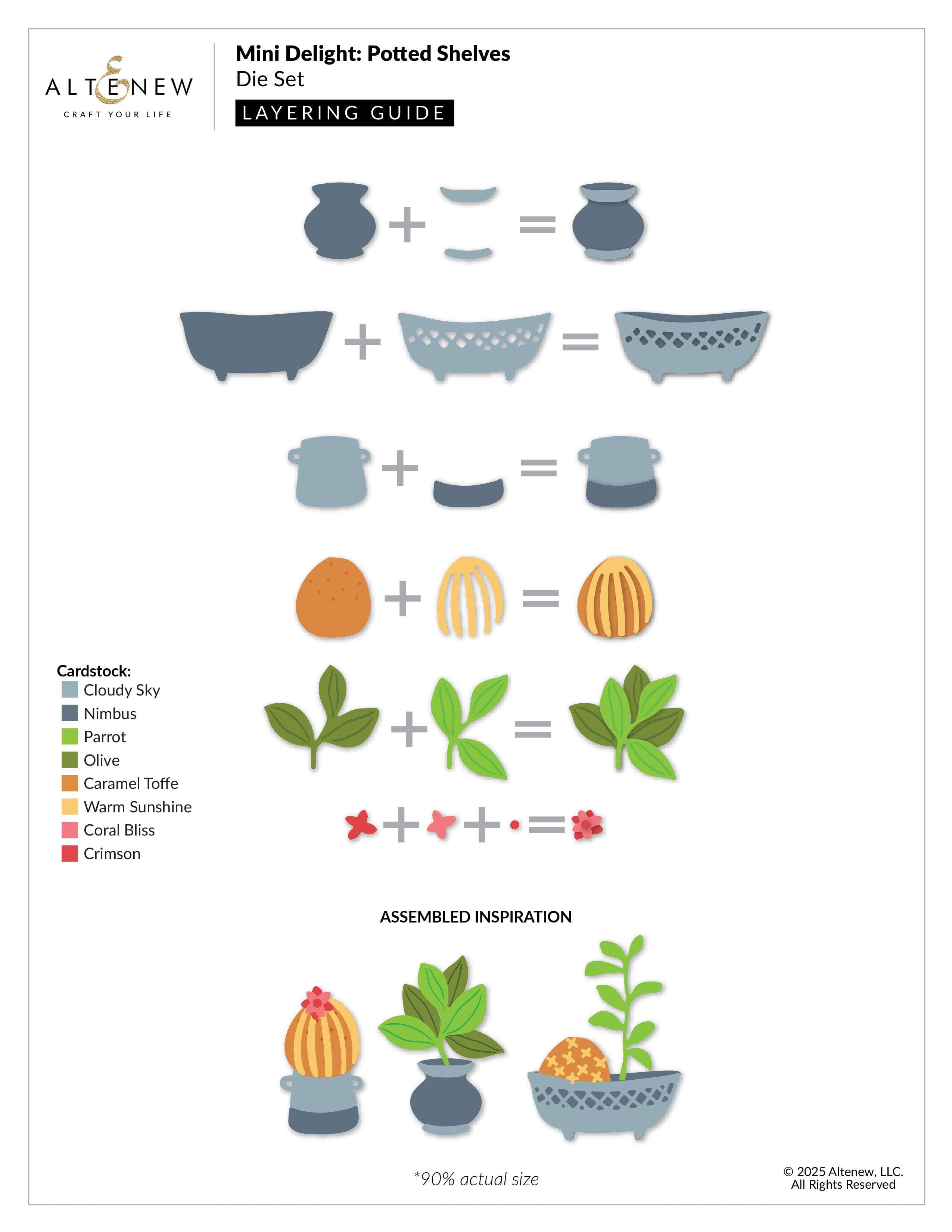 altenew-mini-delight-potted-shelves-stempel-stanzen-set image 3