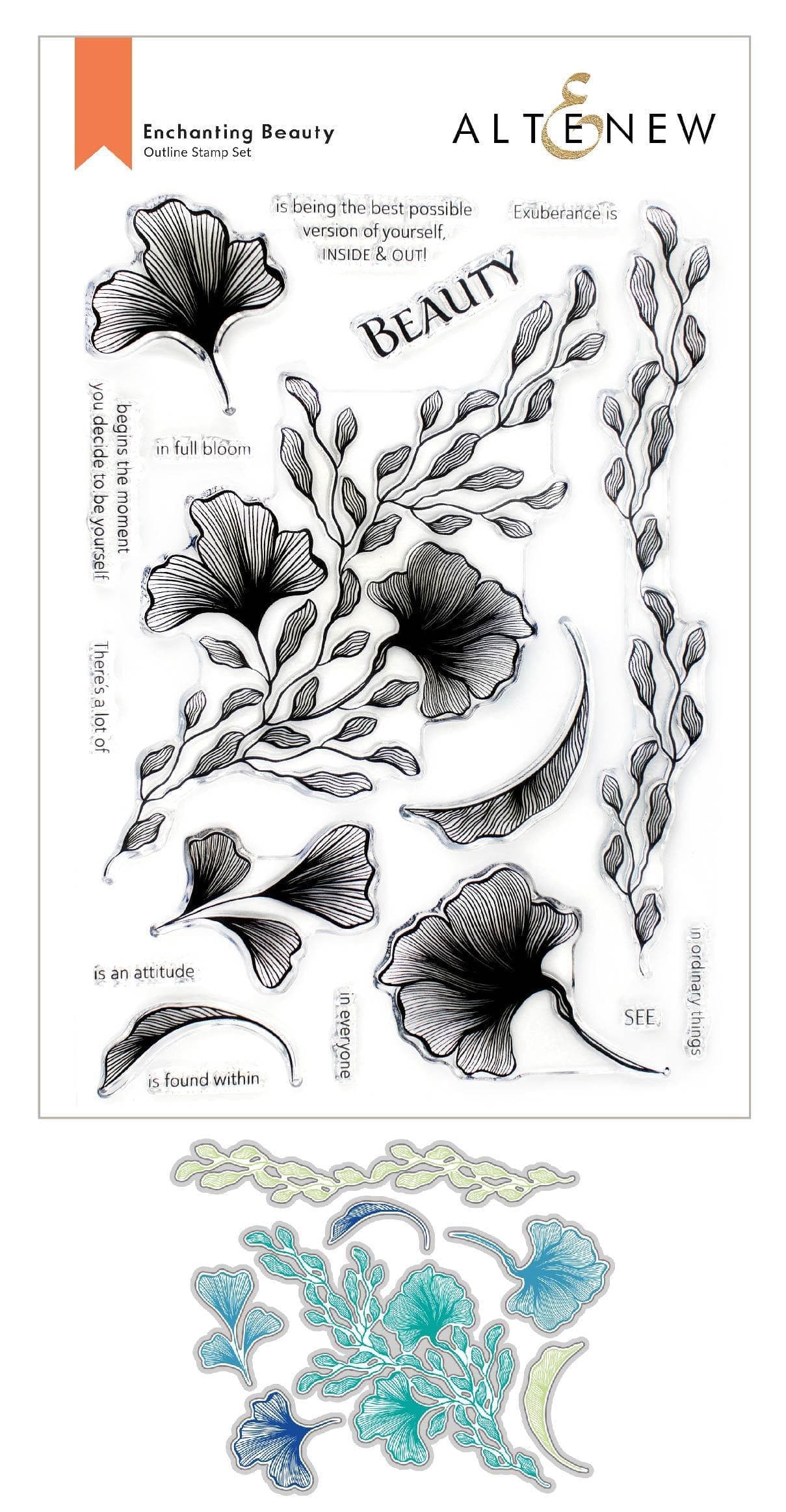 altenew-stamps-enchanting-beauty-stempelset-complete-bundle-floral image 1