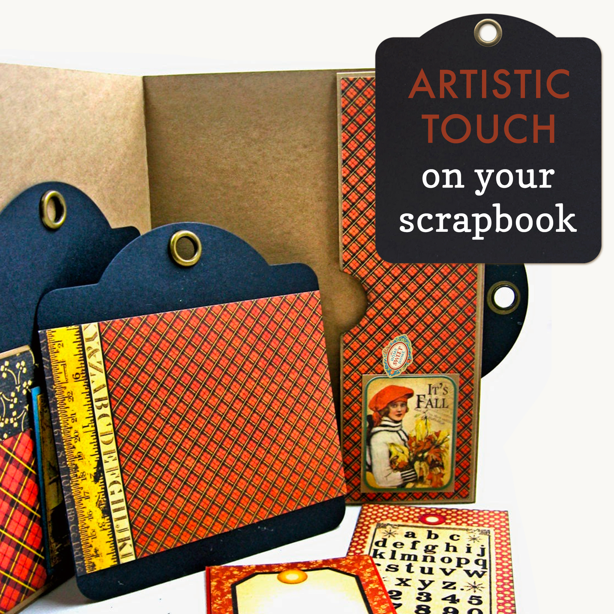graphic-45-staples-square-tags-album-schwarz-9-tags image 6
