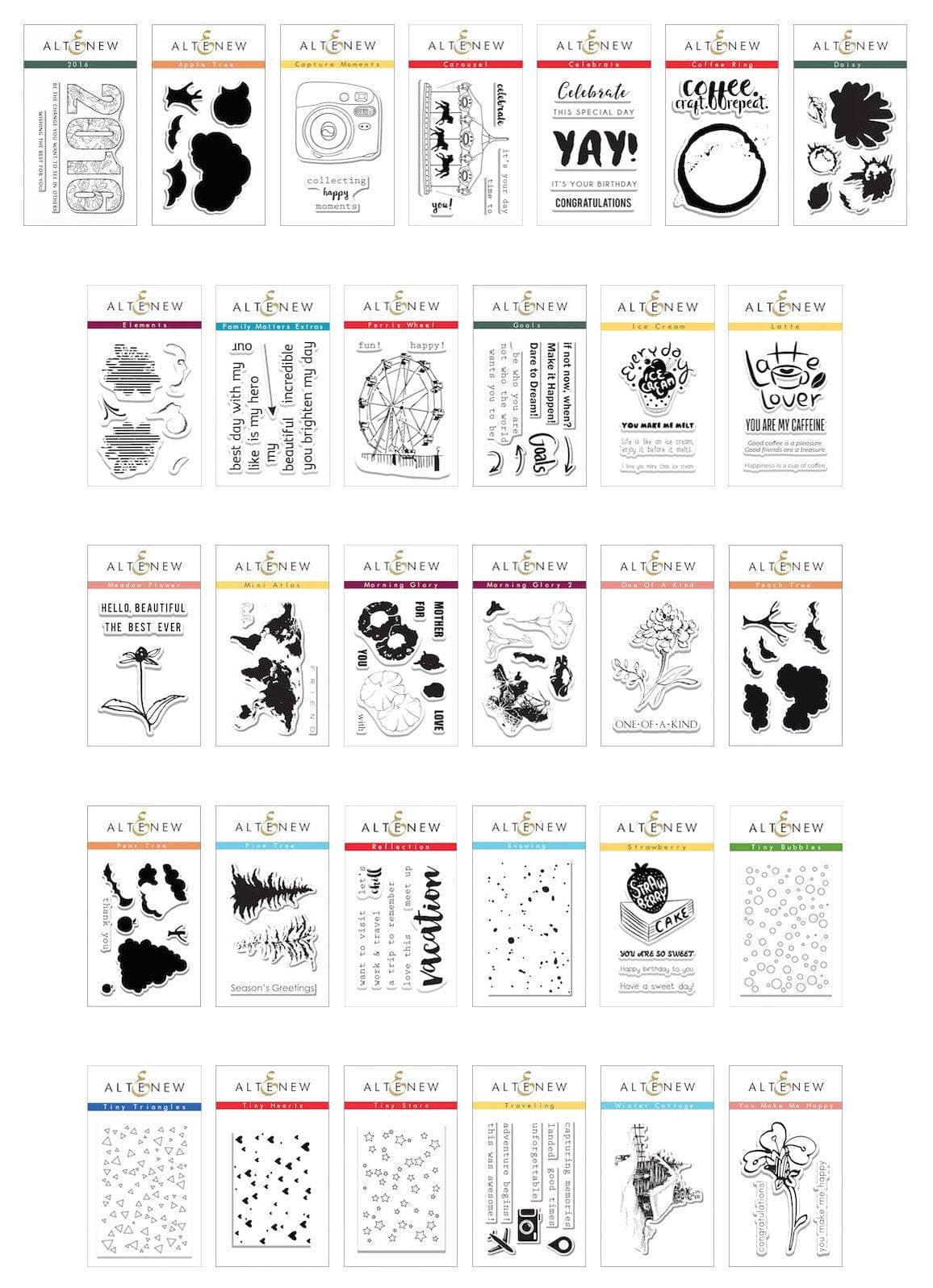altenew-ultimate-mini-stamp-bundle-stempelset-31-teilig-mini image 1