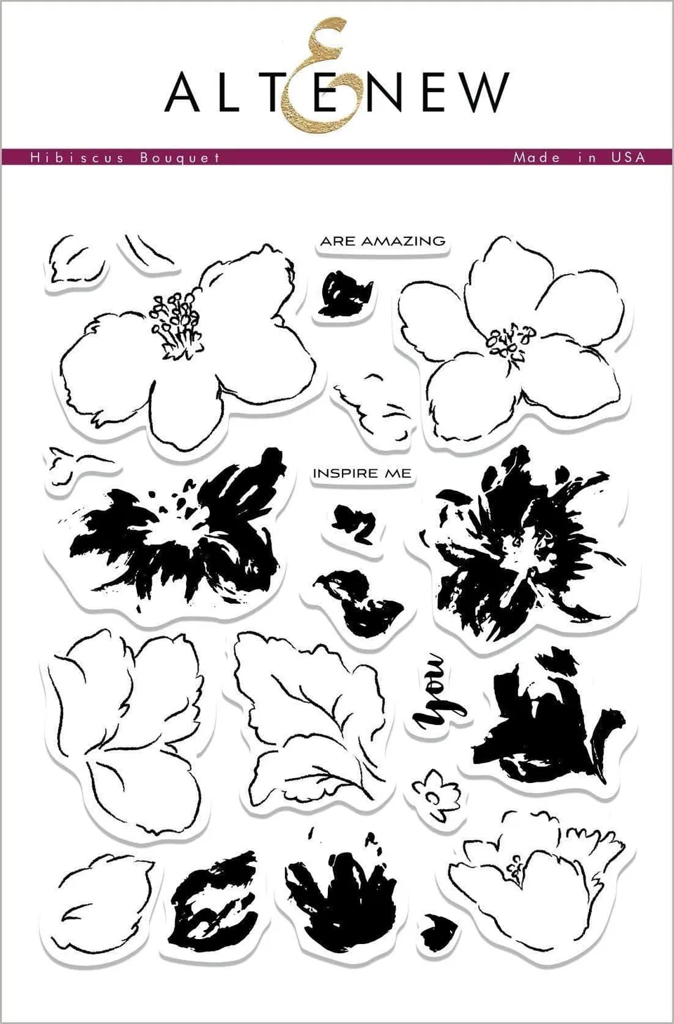 altenew-hibiscus-bouquet-stempelset-6x8-hibiskus-blumen image 1