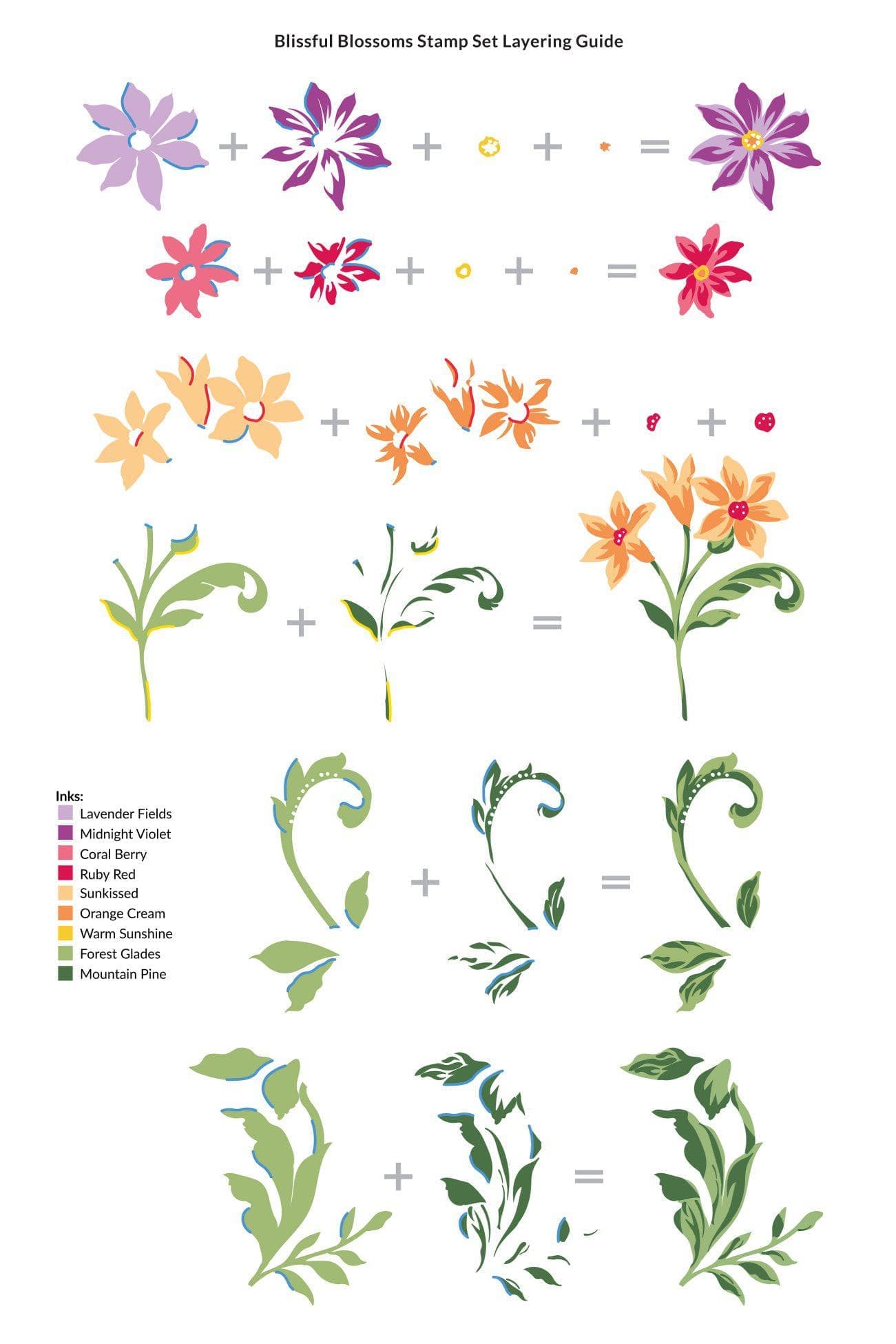 altenew-blissful-blossoms-stempelset-blumen-6x8-bundle image 3