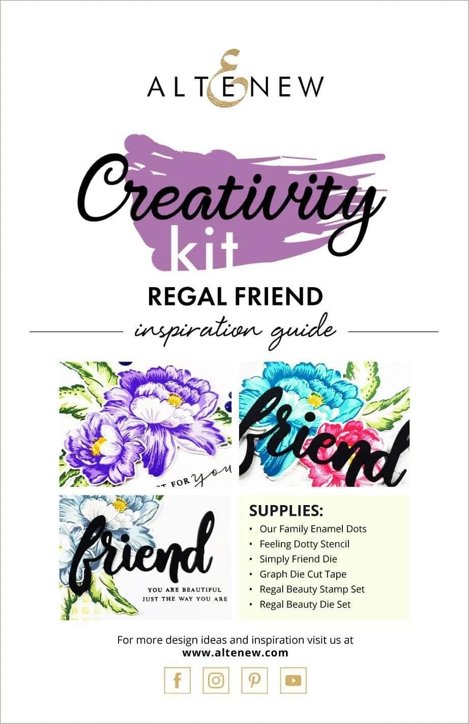 altenew-paper-more-regal-friend-anleitungsheft-kartenideen image 1