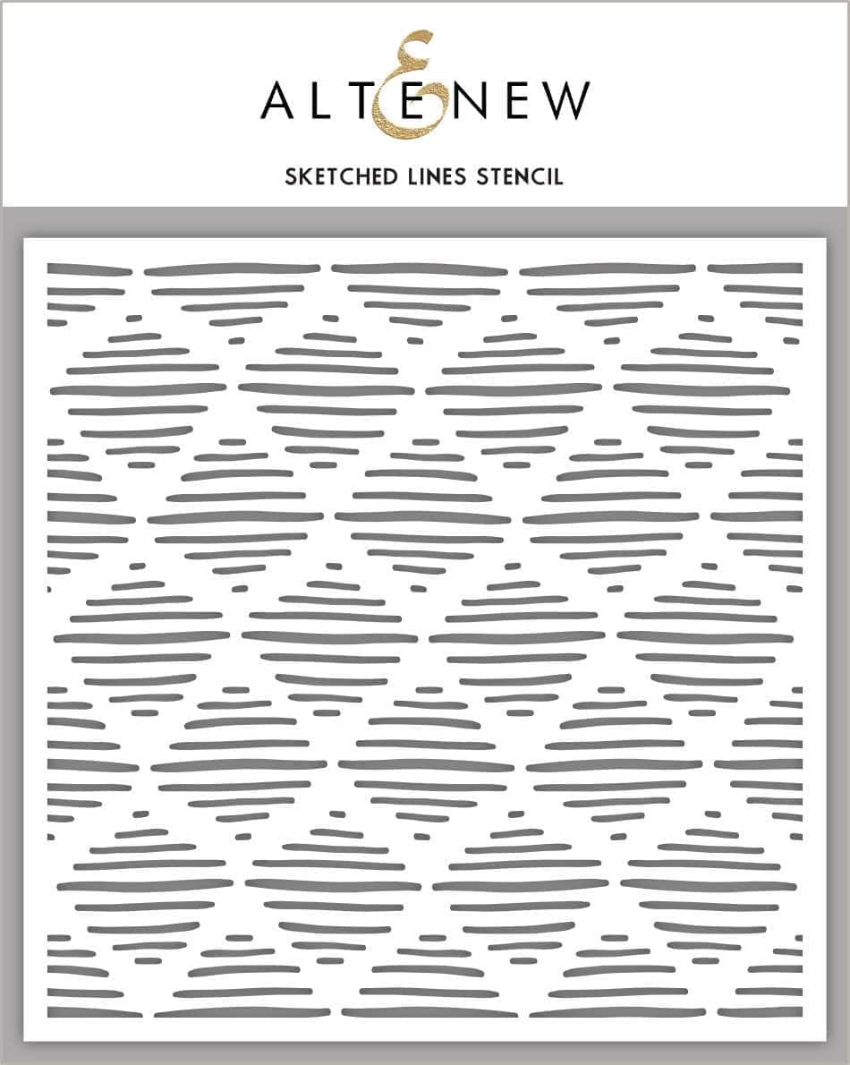 altenew-tiny-bubbles-sketched-lines-stencils-mit-ocean-waves-spray image 6