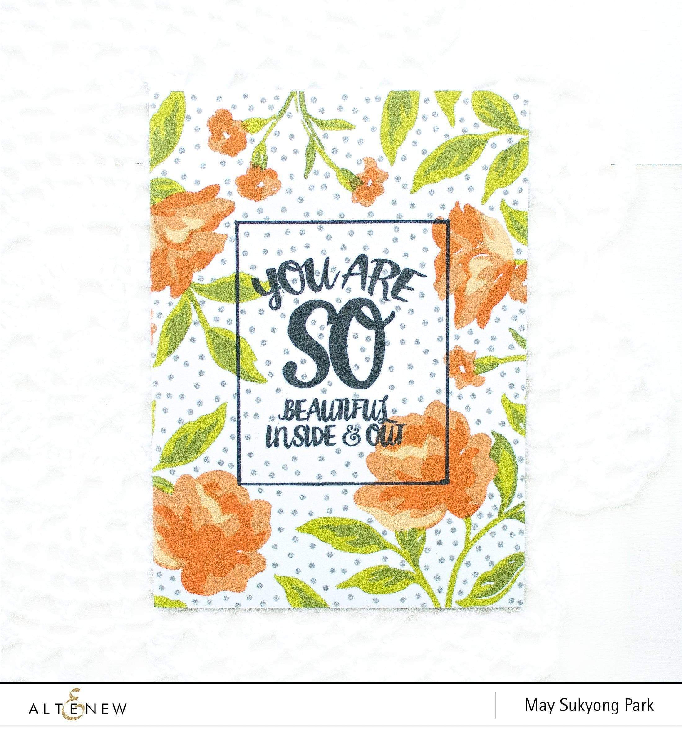 altenew-rose-spray-stempelset-clear-rosen-komplett-bundle image 2