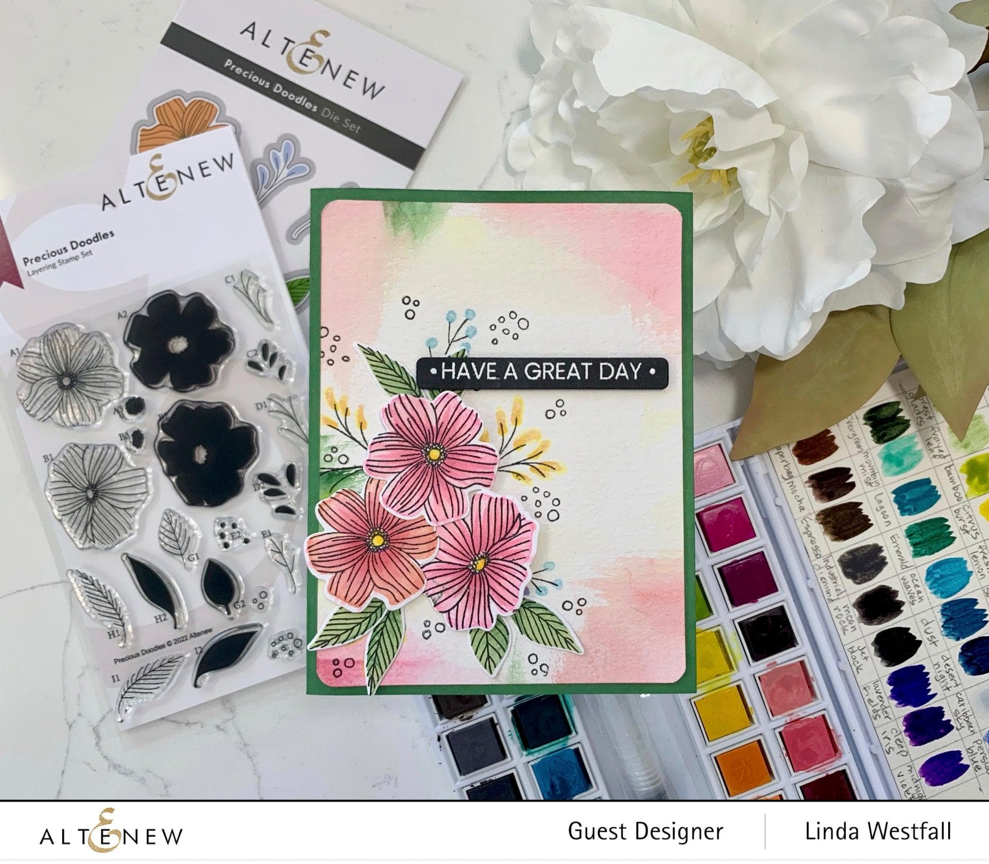altenew-precious-doodles-die-stanzformen-blumen-9-tlg image 4