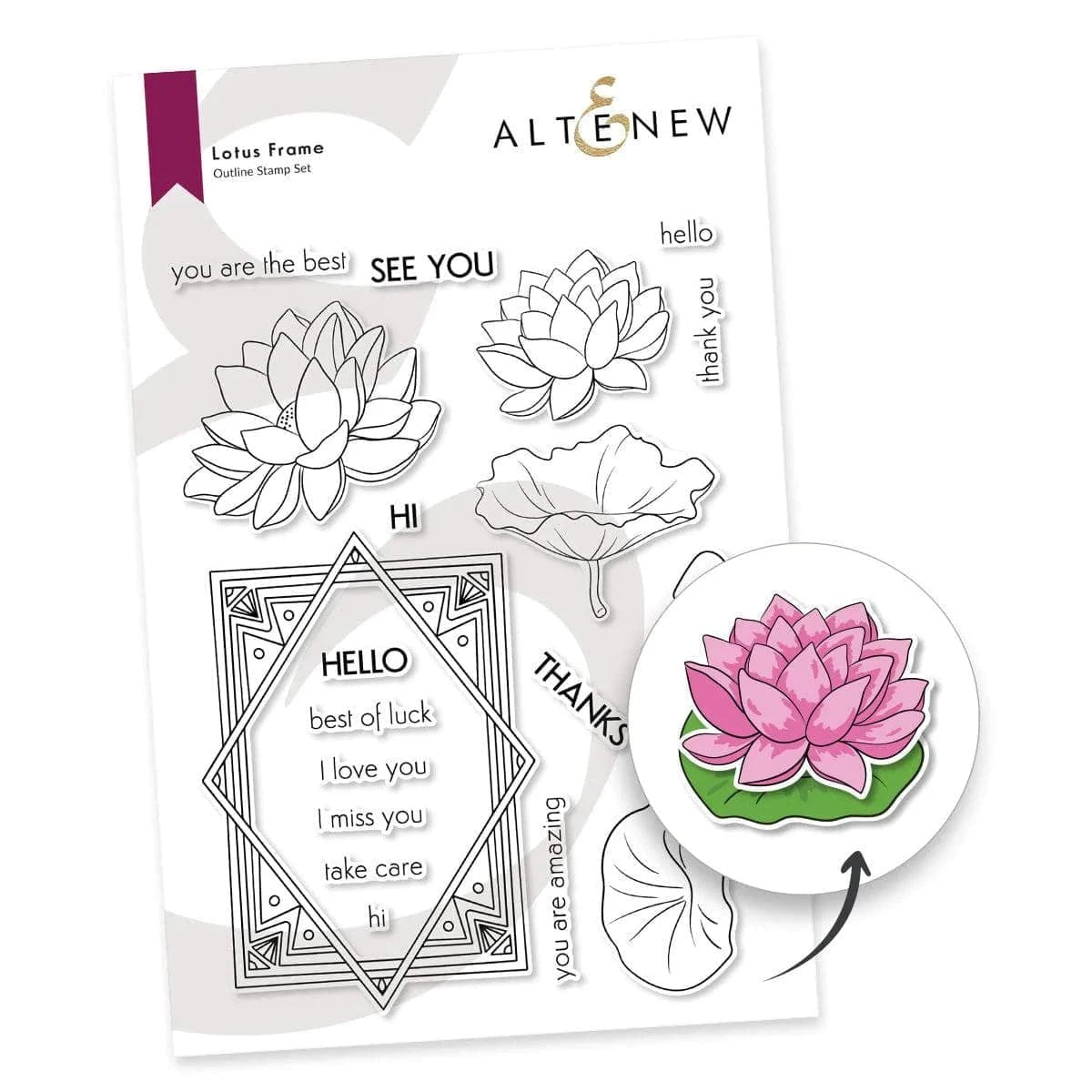 altenew-lotus-frame-stempelset-floral-6x8-zoll image 1
