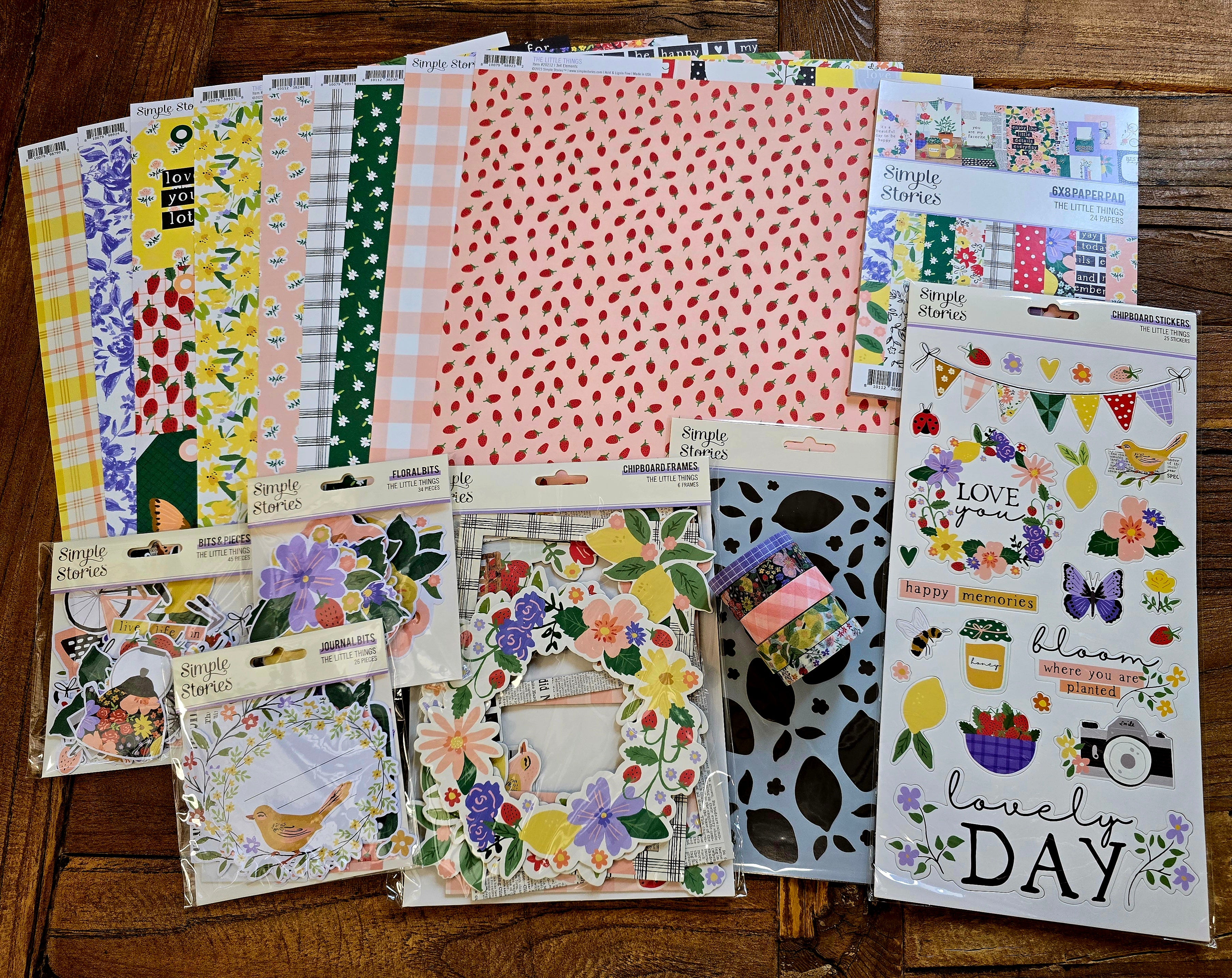 simple-stories-the-little-things-scrapbook-bundle-2-12x12 image 1