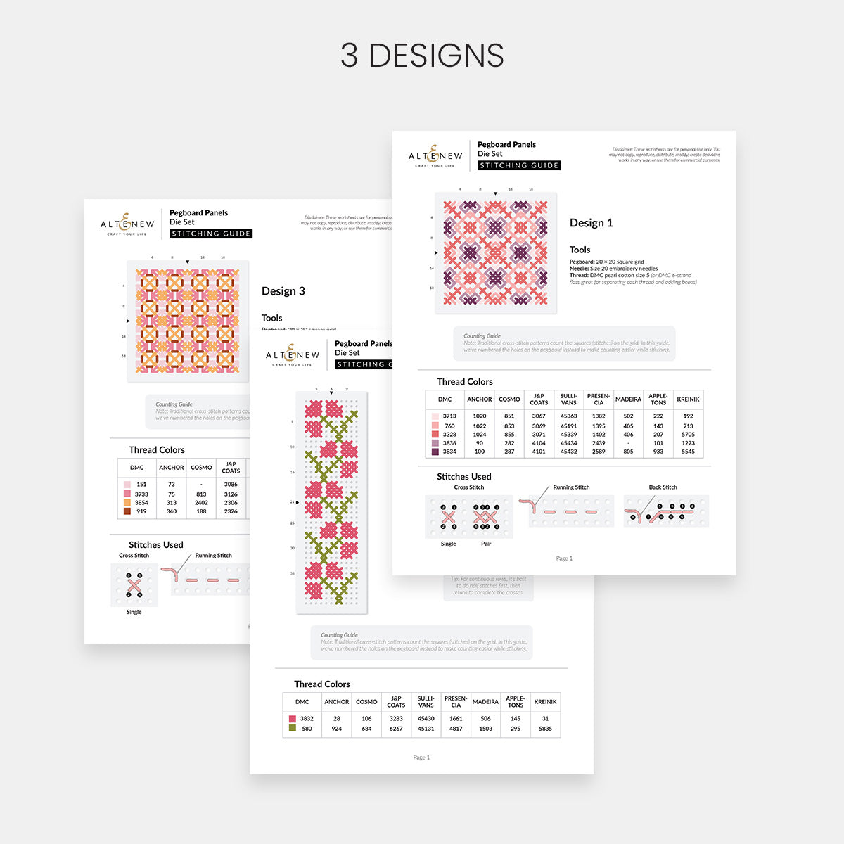 altenew-pegboard-panels-stitching-guide-printable-pdf-stickvorlage image 4