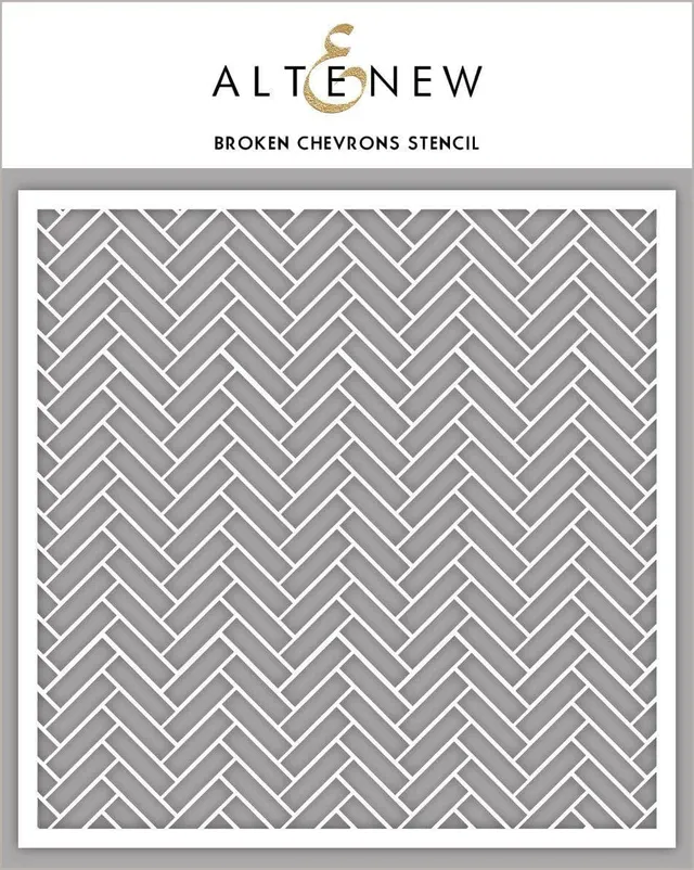 altenew-broken-chevrons-schablone-6x6-zoll-hintergrund image 1