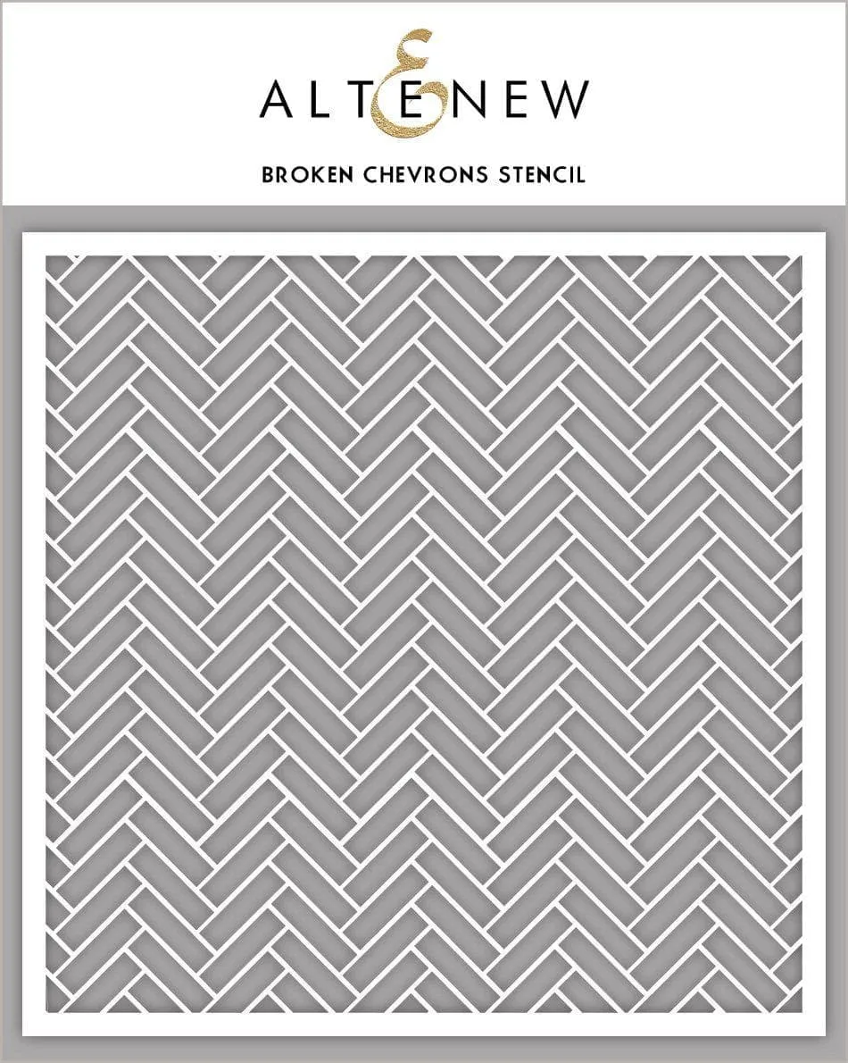 altenew-broken-chevrons-schablone-6x6-zoll-hintergrund image 1