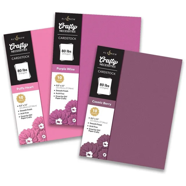 altenew-rose-petal-cardstock-bundle-rosa-30-blatt-a4 image 1